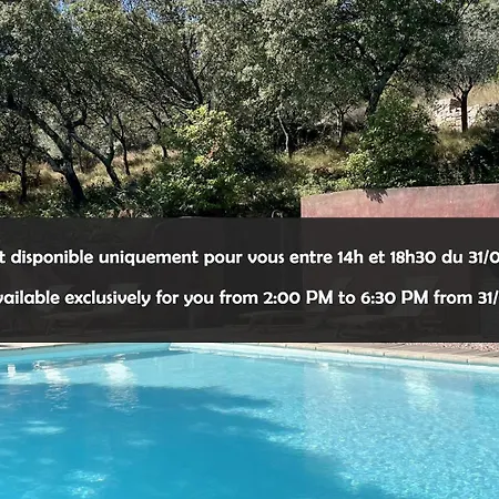 Casa de Férias Jolie Annexe Du Mas Dans Le Coeur De La Garrigue Nimoise *