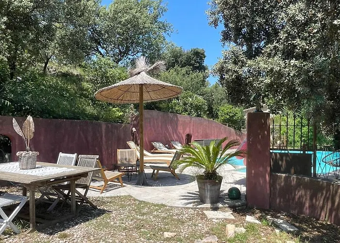 펜션 Jolie Annexe Du Mas Dans Le Coeur De La Garrigue Nimoise